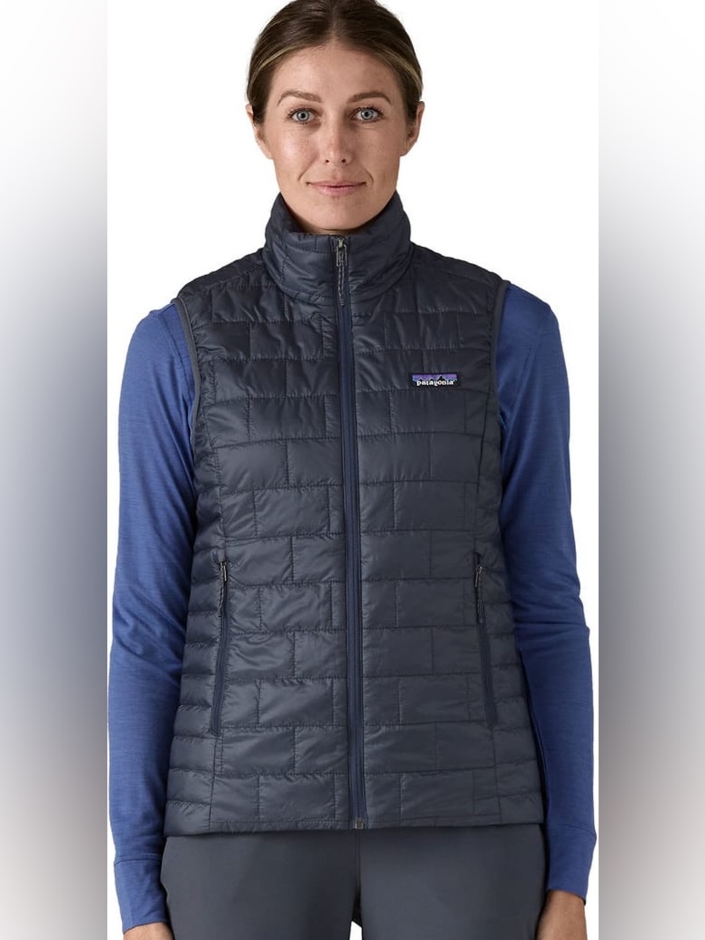 Patagonia Women's Nano Puff Vest, Smolder Blue, Size XXS
